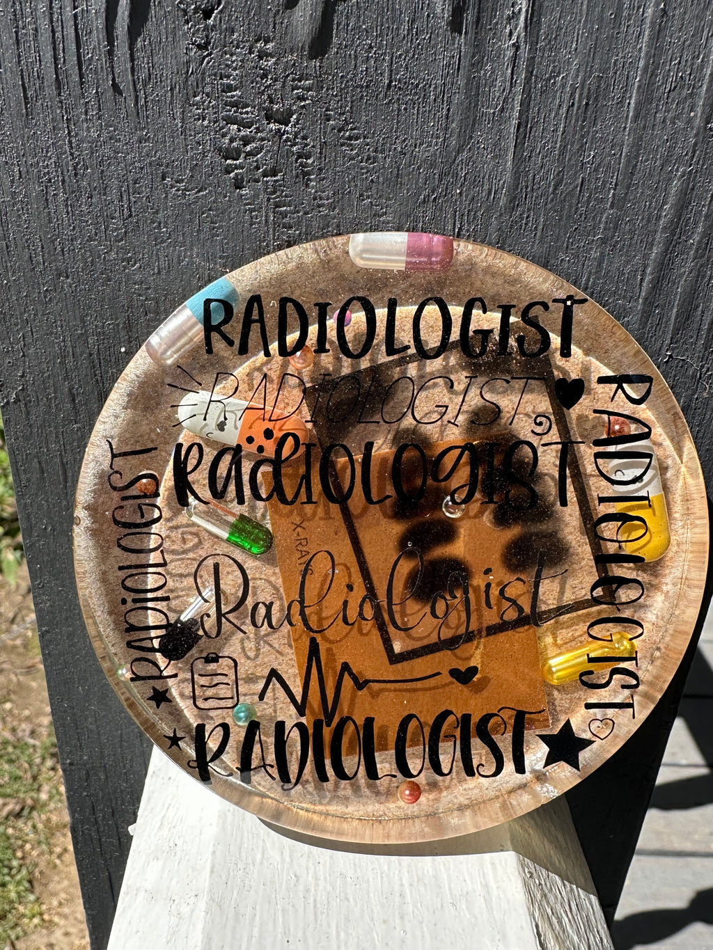 Radiology coaster