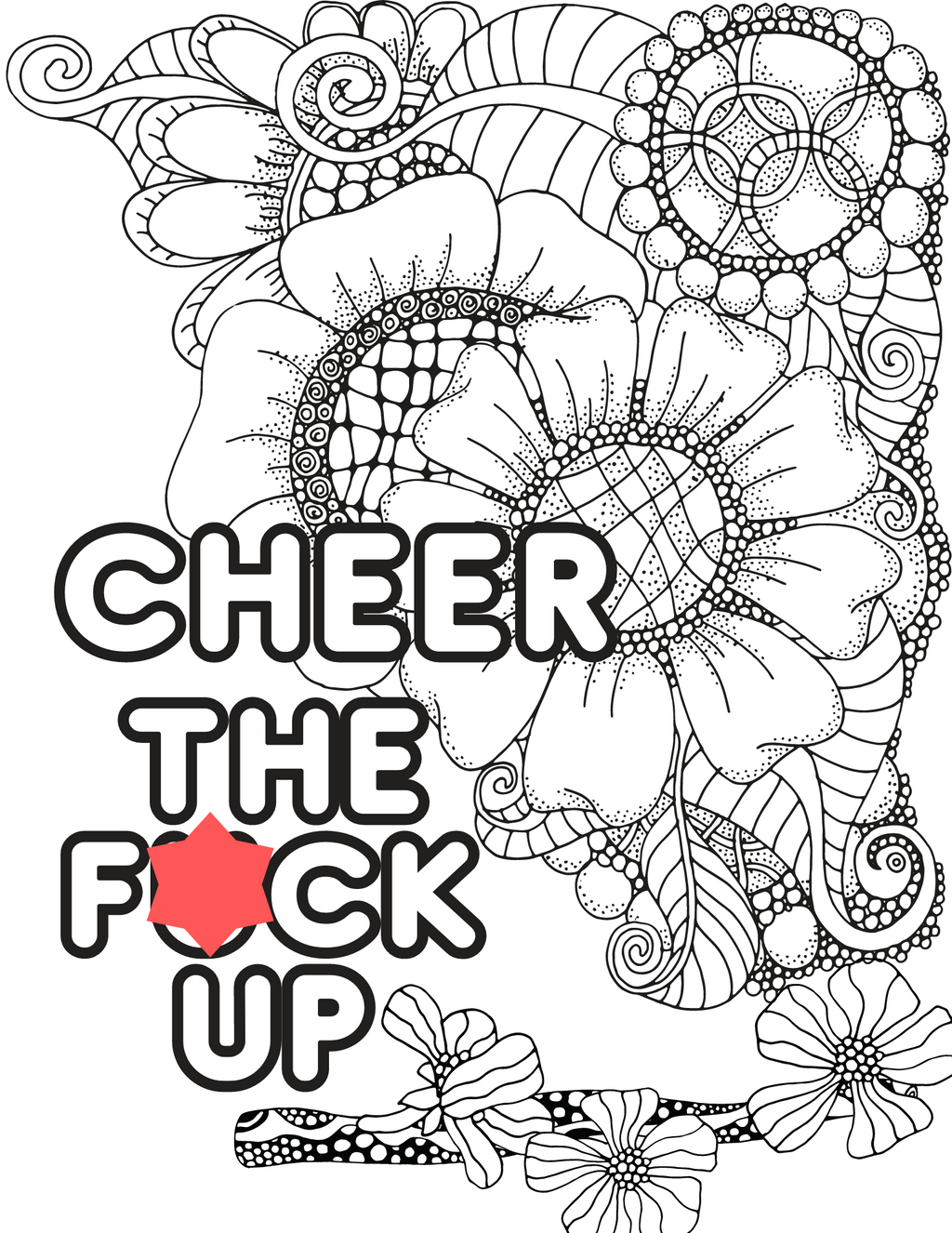 Creative Cursing Coloring Book