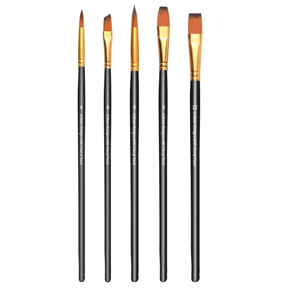 Premium Artist Brushes from JJ Bean Designs with Cheryl