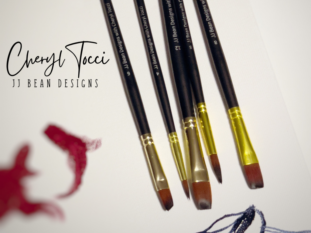 Premium Artist Brushes from JJ Bean Designs with Cheryl