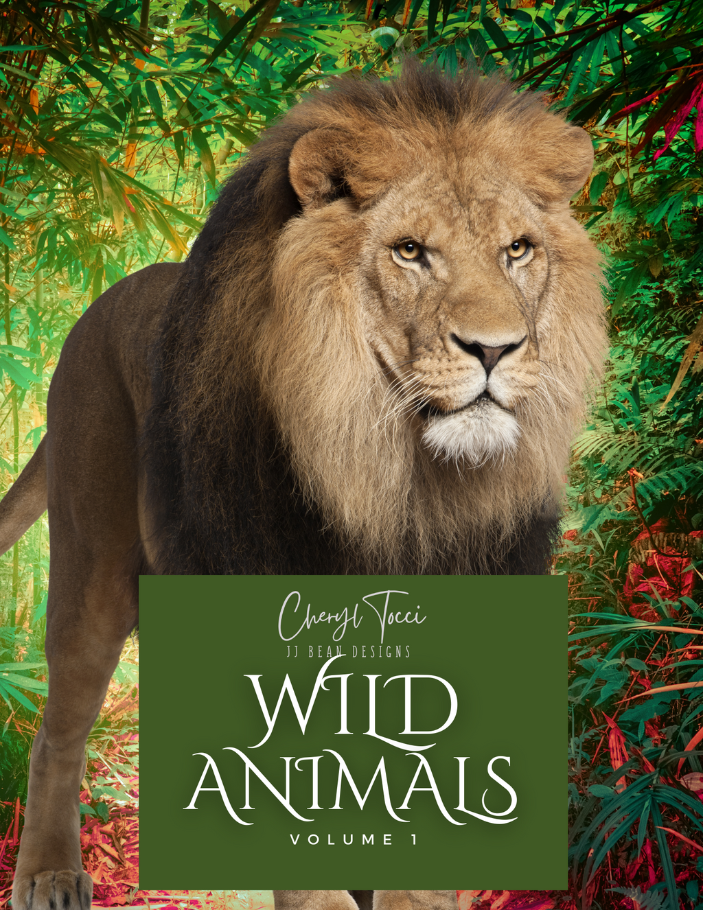 Wild Animals Coloring Book